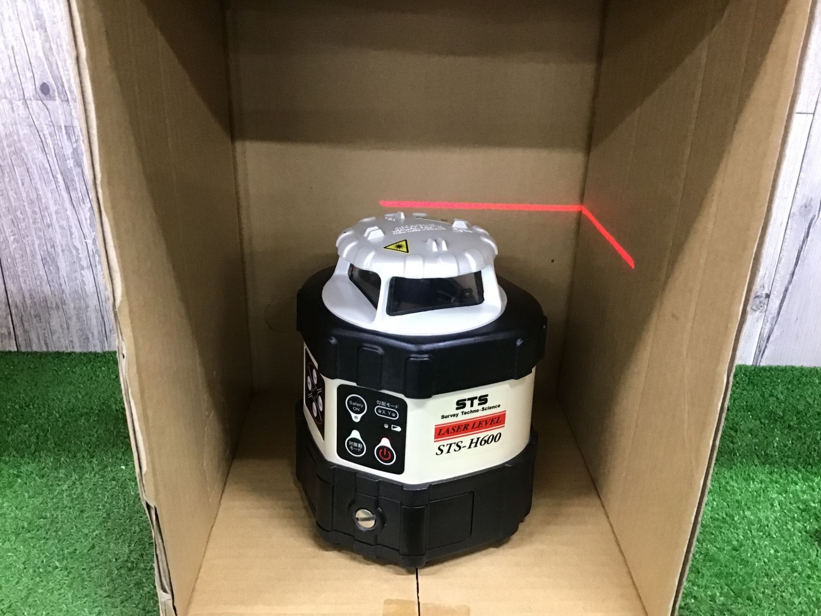 Bランク STS ♪回転レーザレベル STS-H600♪受光器 リモコン付属♪三脚 ♪アクトツール富山店♪O HRDEVELOPMENT_JP