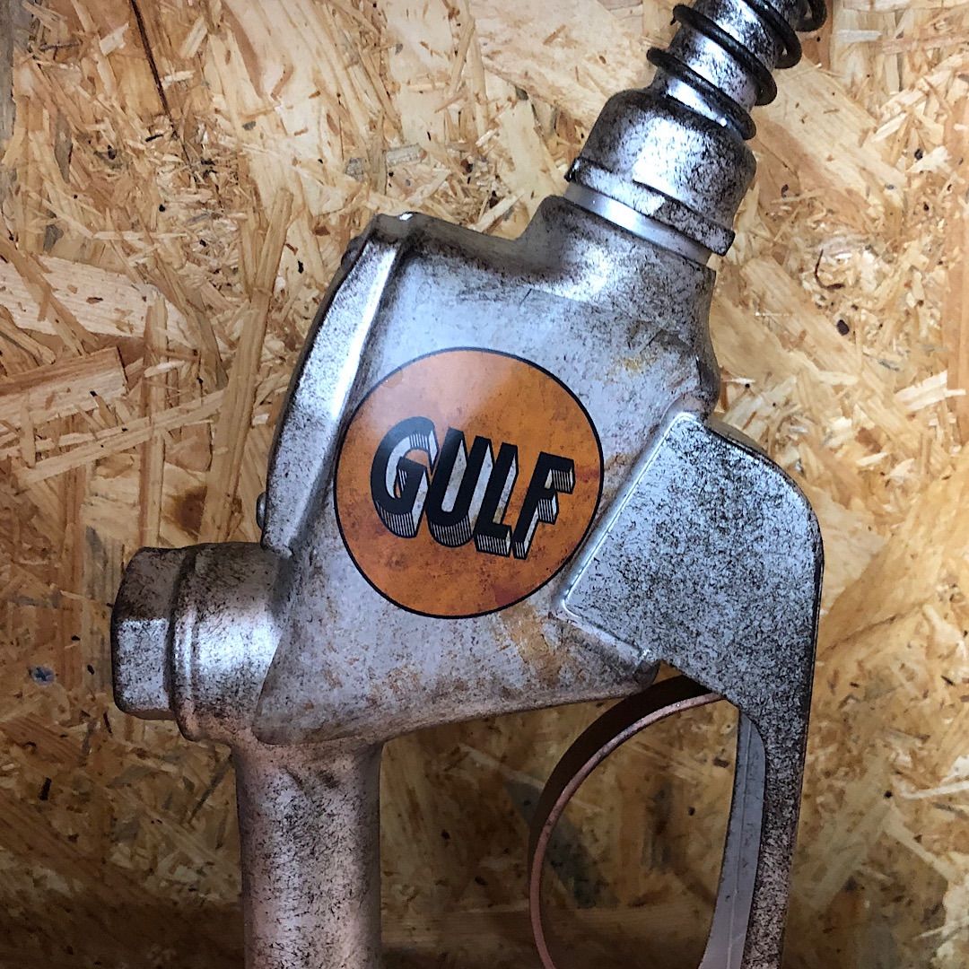 サイン】ヴィンテージ ガス ノズル GULF アメリカン雑貨 - メルカリ