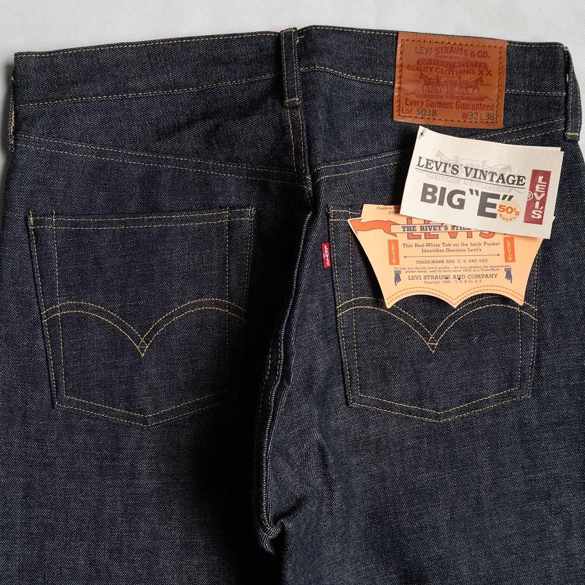 美品/濃紺 LEVI'S 503B XX ビッグE デニムパンツ Yahoo!オークション - 【雰囲気抜群/濃紺】 LEVI'S 【 503B XX
