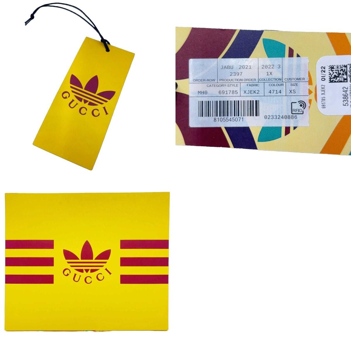 美品] GUCCI ×adidas コラボ トラックパンツ ジャージ スウェット 