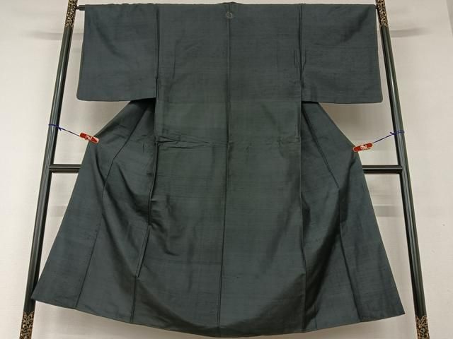 平和屋着物●男性　紬　色無地　黒紅色　正絹　逸品　AAAV7314zg 平和屋着物○男性 紬 色無地 黒紅色 正絹 逸品 AAAV7314zg - メルカリ