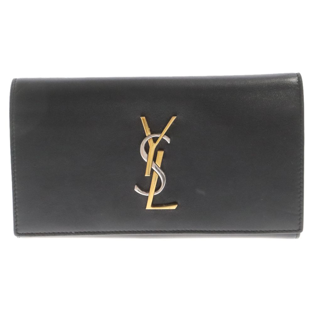 SAINT LAURENT PARIS (サンローランパリ) YSLロゴ レザー 長財布