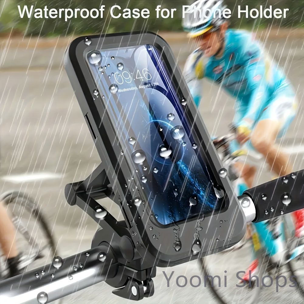 【新品未使用】スマホホルダー 防水携帯電話ホルダー バイク用モバイルホルダー バイク用携帯電話ホルダー スマートフォン