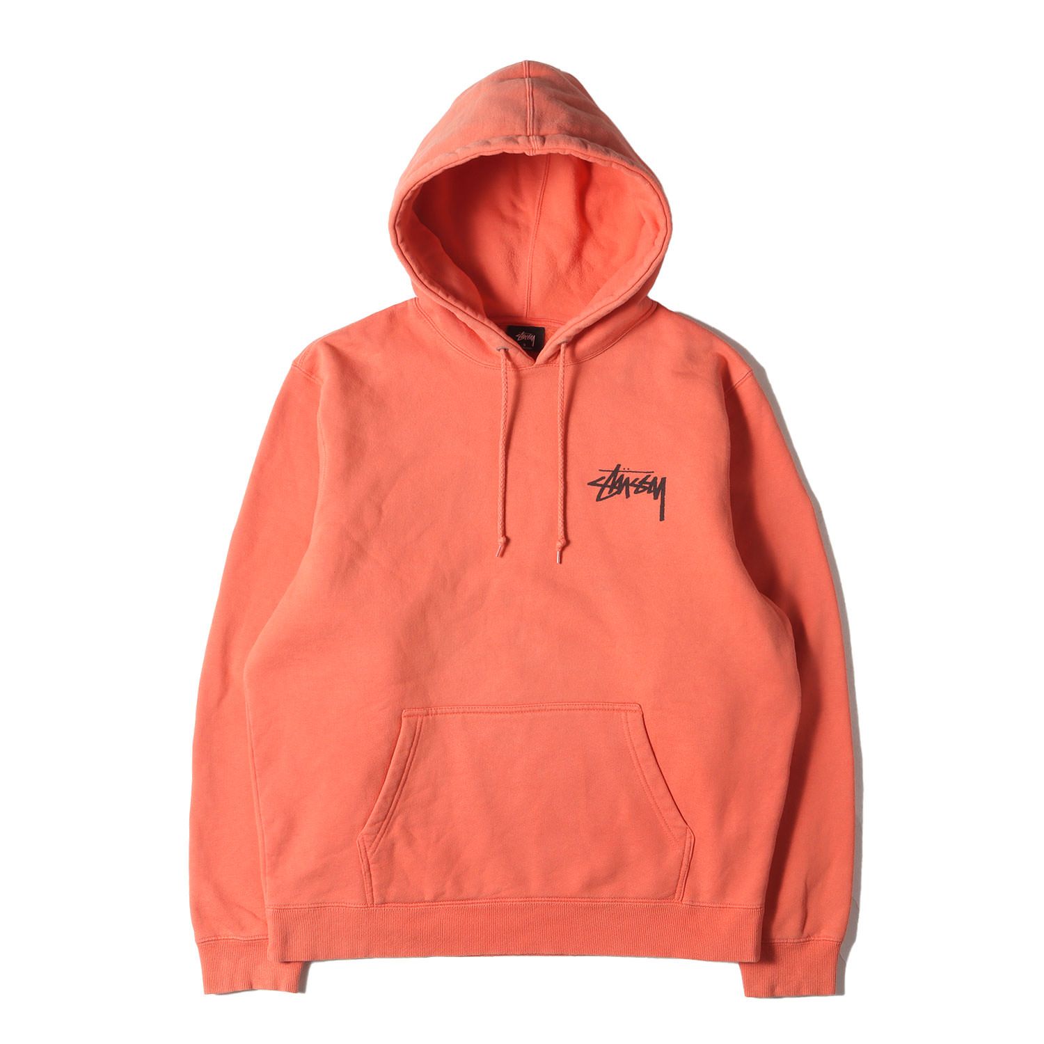 STUSSY ステューシー パーカー サイズ:S 8ボール スウェット パーカー オレンジ トップス フーディー スウェットシャツ プルオーバー【メンズ】
