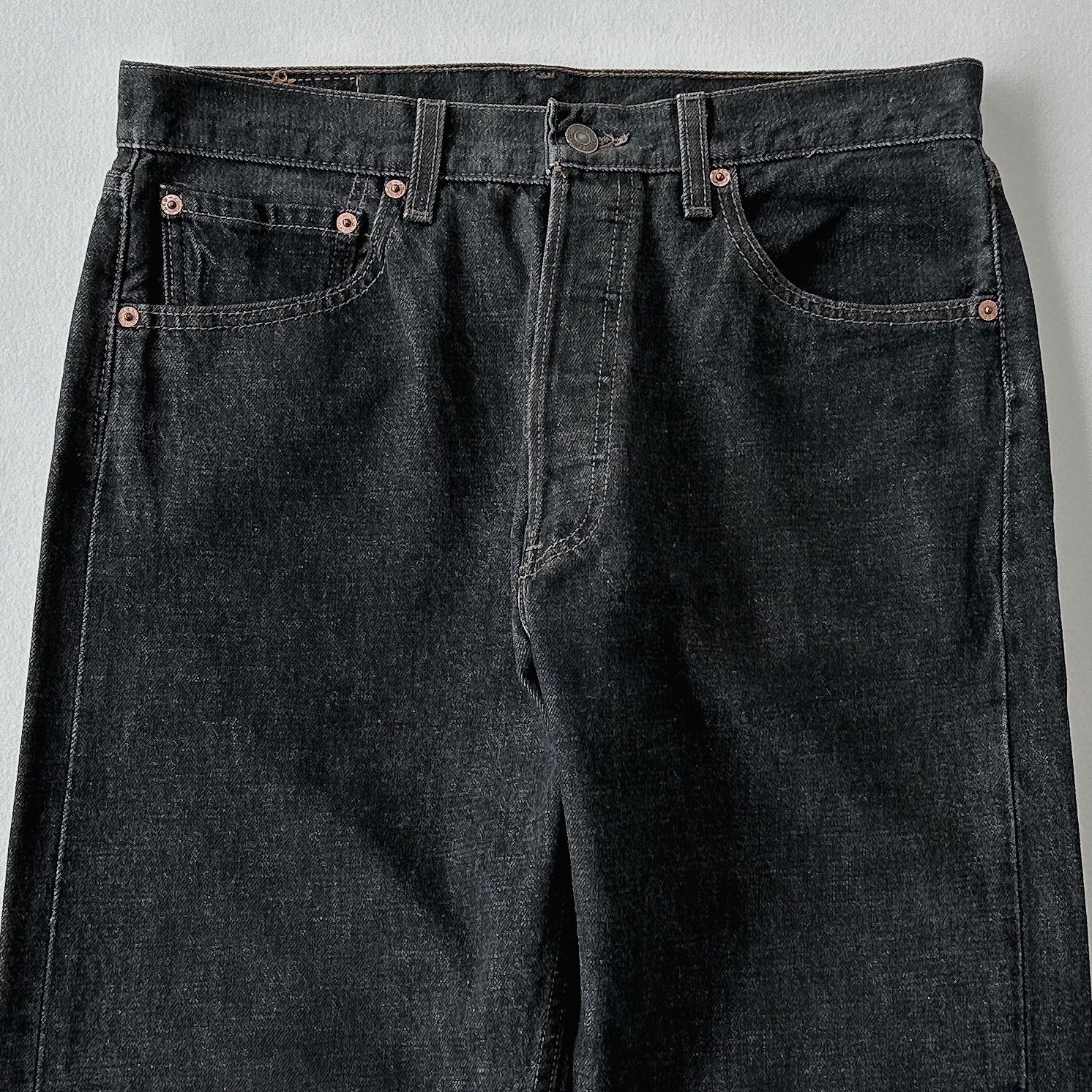 90s USA製 リーバイス501 先染め ブラック 刻印553 Levi