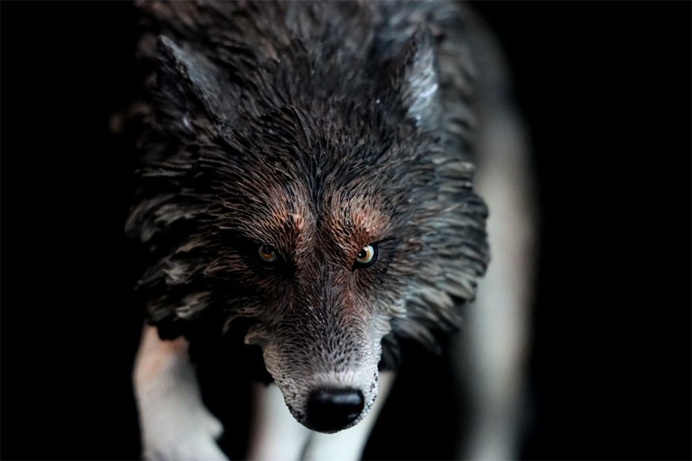 JXK 1/6 ヨーテ オオカミ 狼 おもちゃ 動物 模型 フィギュア 置物