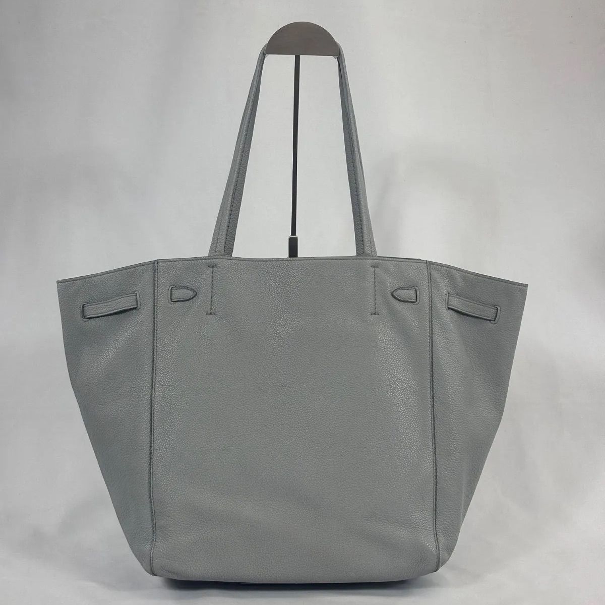 【国内発送!】CELINE カバファントム スモール グレー系 セリーヌ カバファントムスモール レザー トートバッグ グレー