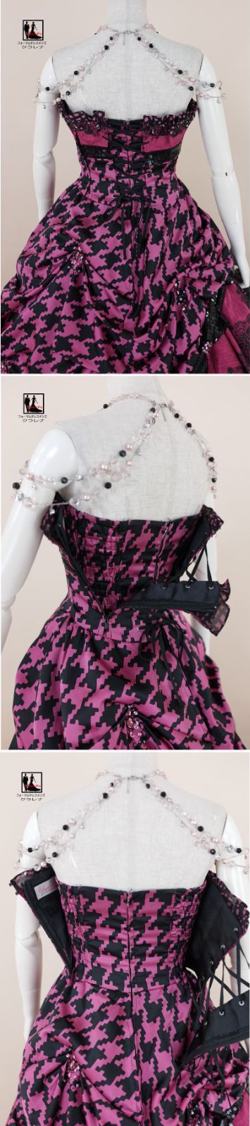 フォーマルドレス》販売 クラレナの ショルダー付きチョーカー  