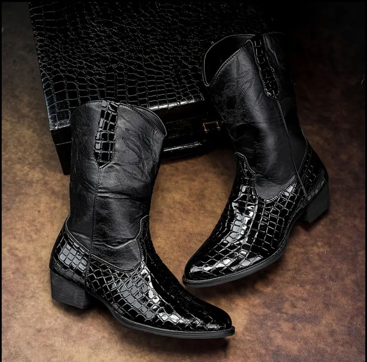 Western Boots◇クロコダイルレザー◇メンズウエスタンレザー Jaca