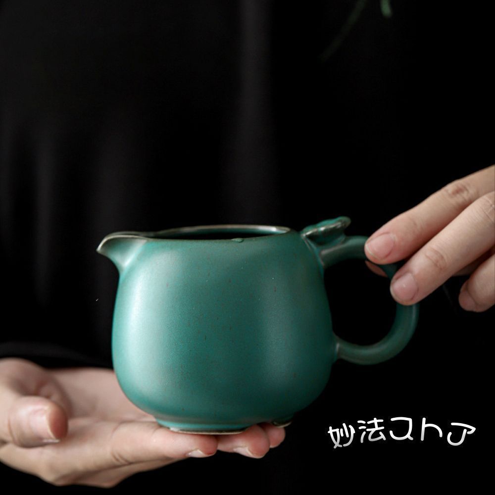 あら陶 カップ1杯 セラミックス 茶海分茶器 カンフー茶器 カップぶんぱいき 中国茶器