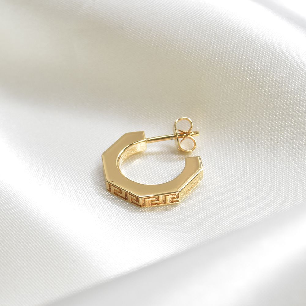 ヴェルサーチ VERSACE ピアス ゴールド メンズ 1008760 - メルカリ