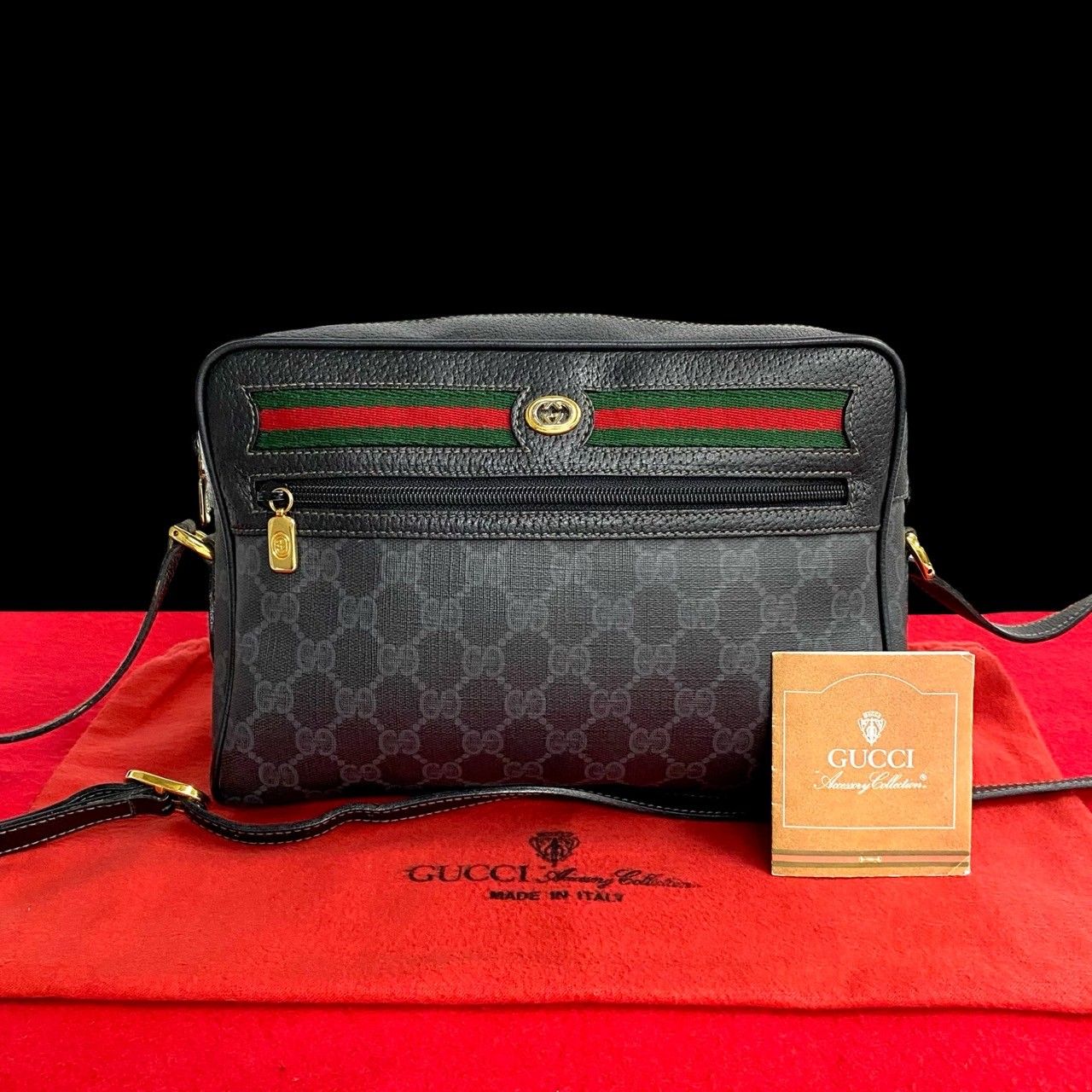 極 美品 GUCCI グッチ オールドグッチ ヴィンテージ シェリー