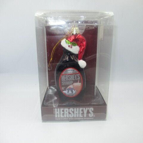 HERSHEY'Sハーシーズチョコレートシロップボトルクリスマスオーナメントぬいぐるみフィギュア人形企業物アド1品限り