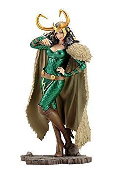 (未使用･未開封品)　コトブキヤ MARVEL 美少女 MARVEL UNIVERSE ロキ 1/7スケール PVC製 塗装済み完成品フィギュア 0pbj0lf