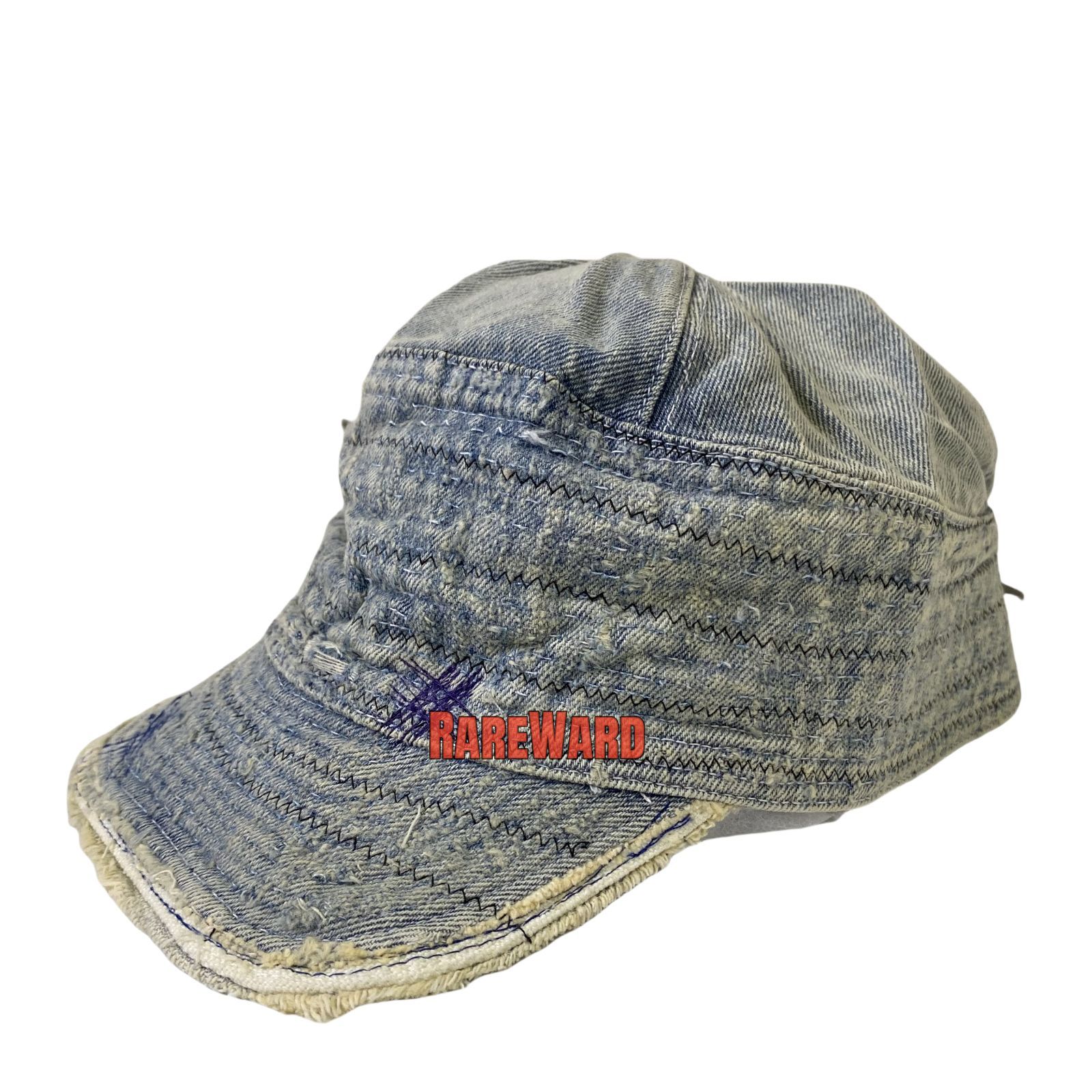 11.5ozデニム ベースボールCAP(The Denim Died刺繍)LOW | KAPITAL