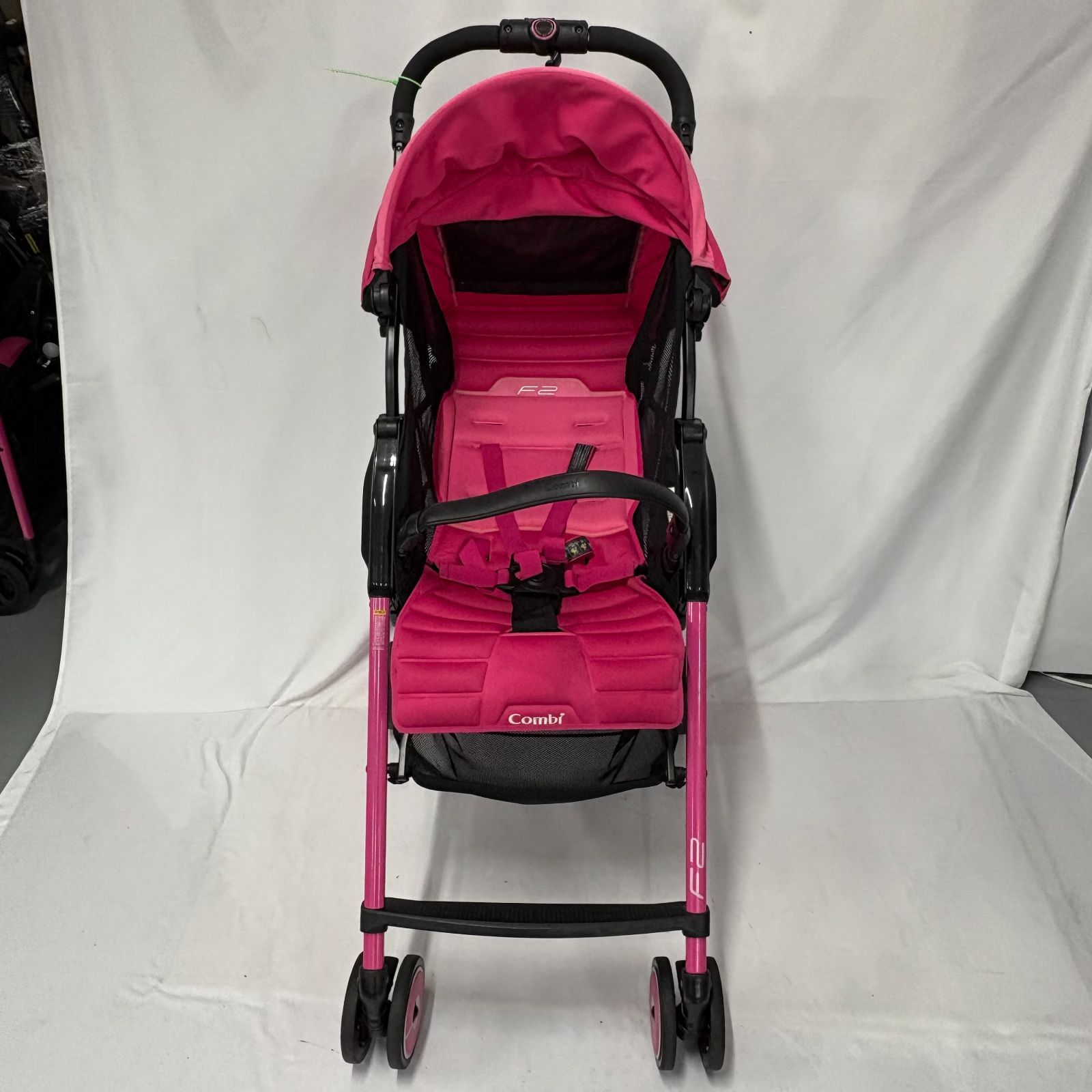 コンビベビーカーF2plus片手軽量バギーピンク