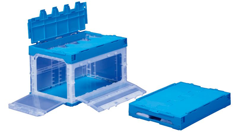 サンクレットオリコンラック 50B-B 透明|ブルー