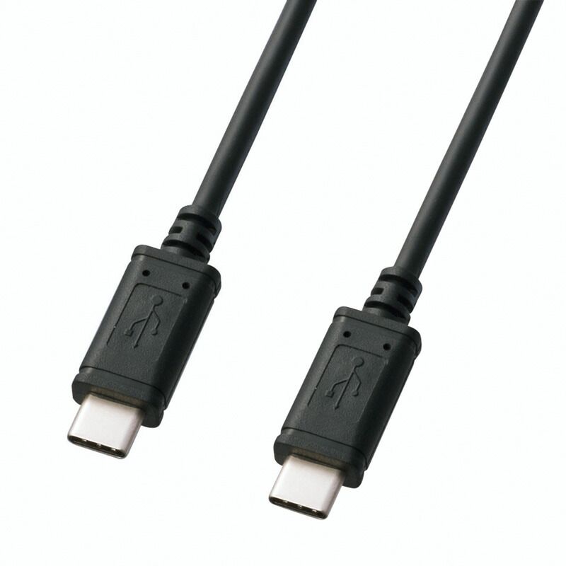 サンワサプライ USB2.0 Type-Cケーブル 1m ブラック KU-CC10 （1点）