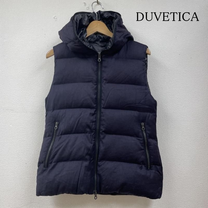 DUVETICA デュベティカ ベスト FEBEDUE フェベデュエ ウール ダウン ベスト ジップアップ ダークネイビー系