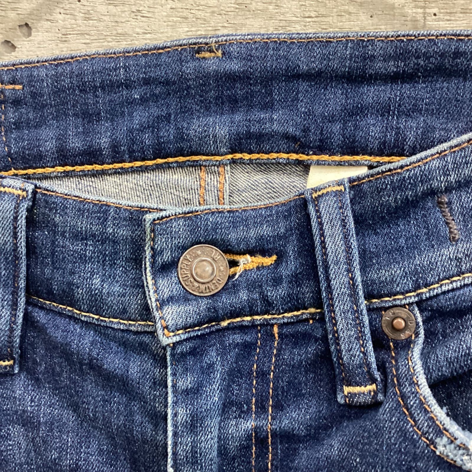 DENIM＆SUPPLY Ralph Laurenダメージ加工デニム ストレッチ 150サイズ 