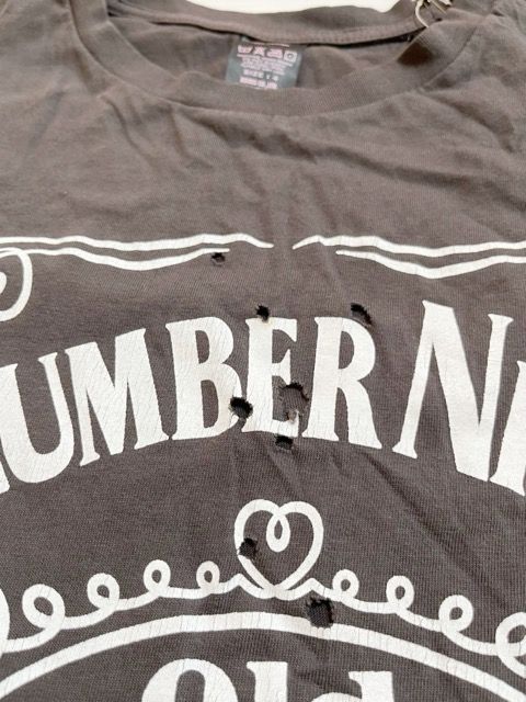 NUMBER (N)INE（ナンバーナイン）復刻 弾痕Tシャツ OLD No.9【A31445  