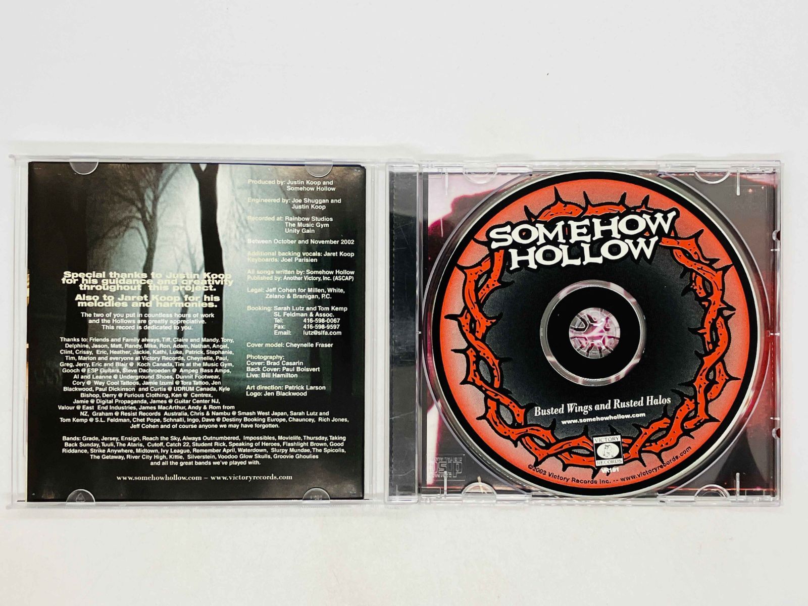 CD Somehow Hollow / Busted Wings & Rusted Halos カナダ産
