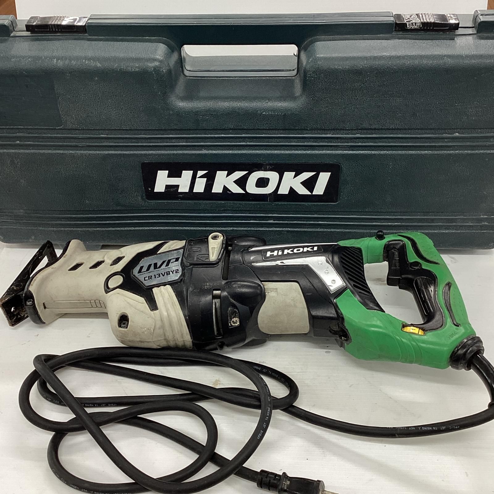 HiKOKI ハイコーキ セーバーソー CR13VBY2 グリーン×ホワイト ケース付 