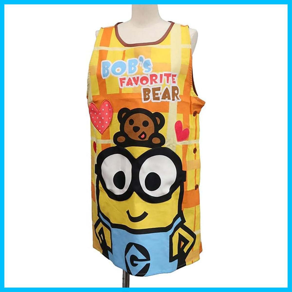 数量 幼稚園 保育園 ラン型 大人用 可愛い 4805043800 キャラクター クッキングボブ 保育士 レディース エプロン ミニオン 丸眞