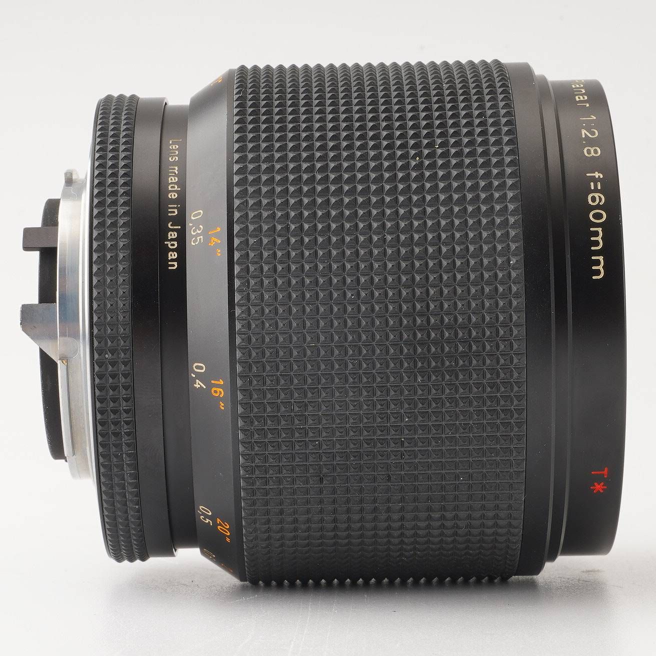 CARL ZEISS 60mm F2.8 CONTAX 【ジャンク】 CONTAX Carl Zeiss S Planar T* 60mm F/2.8 Macro Lens [Contax