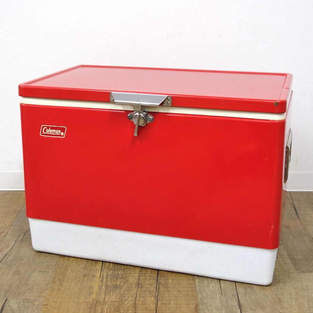 コールマン Coleman スチールベルトクーラー 81年製 ビンテージ クーラ