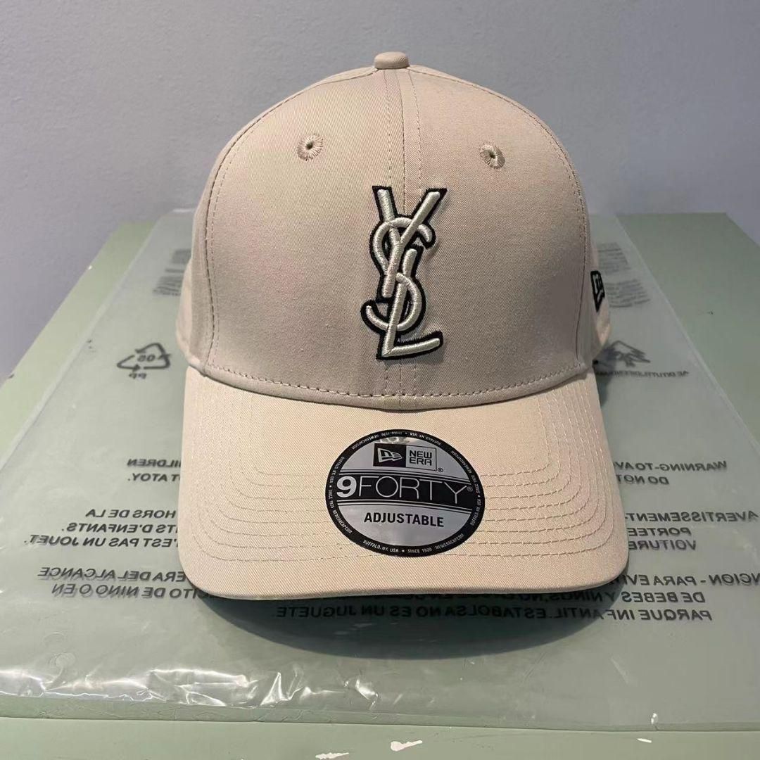 新品 YSL サンローランxニューエラ コラボキャップ