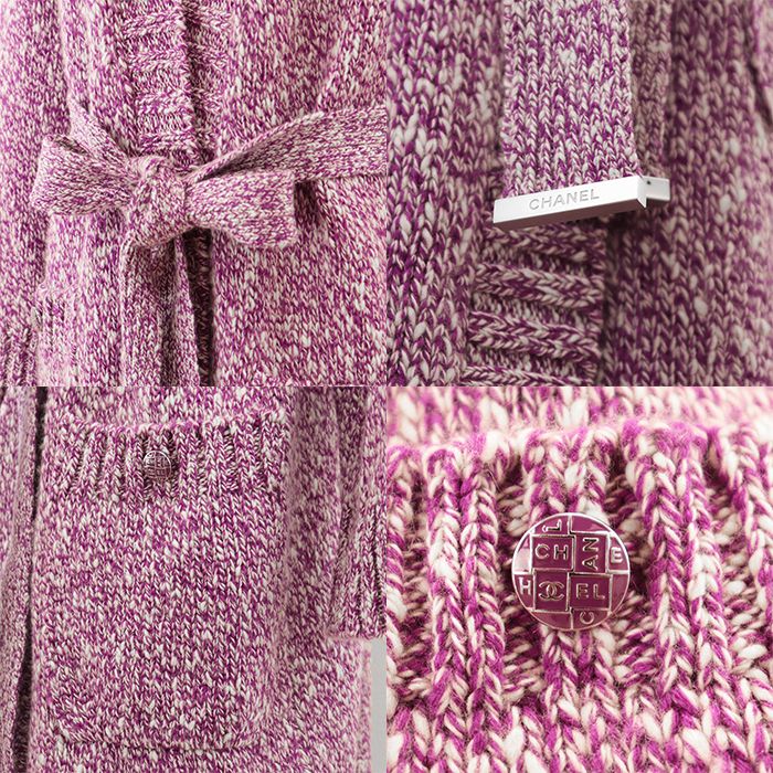 新品同様】CHANEL シャネル ガウン P59844 ニット ロング カーディガン 