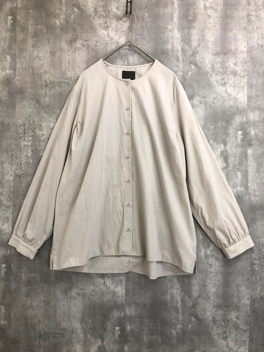 オローネ　アライザラシノーカラーシャツ 30%OFF】オローネ アライザラシノーカラーシャツ