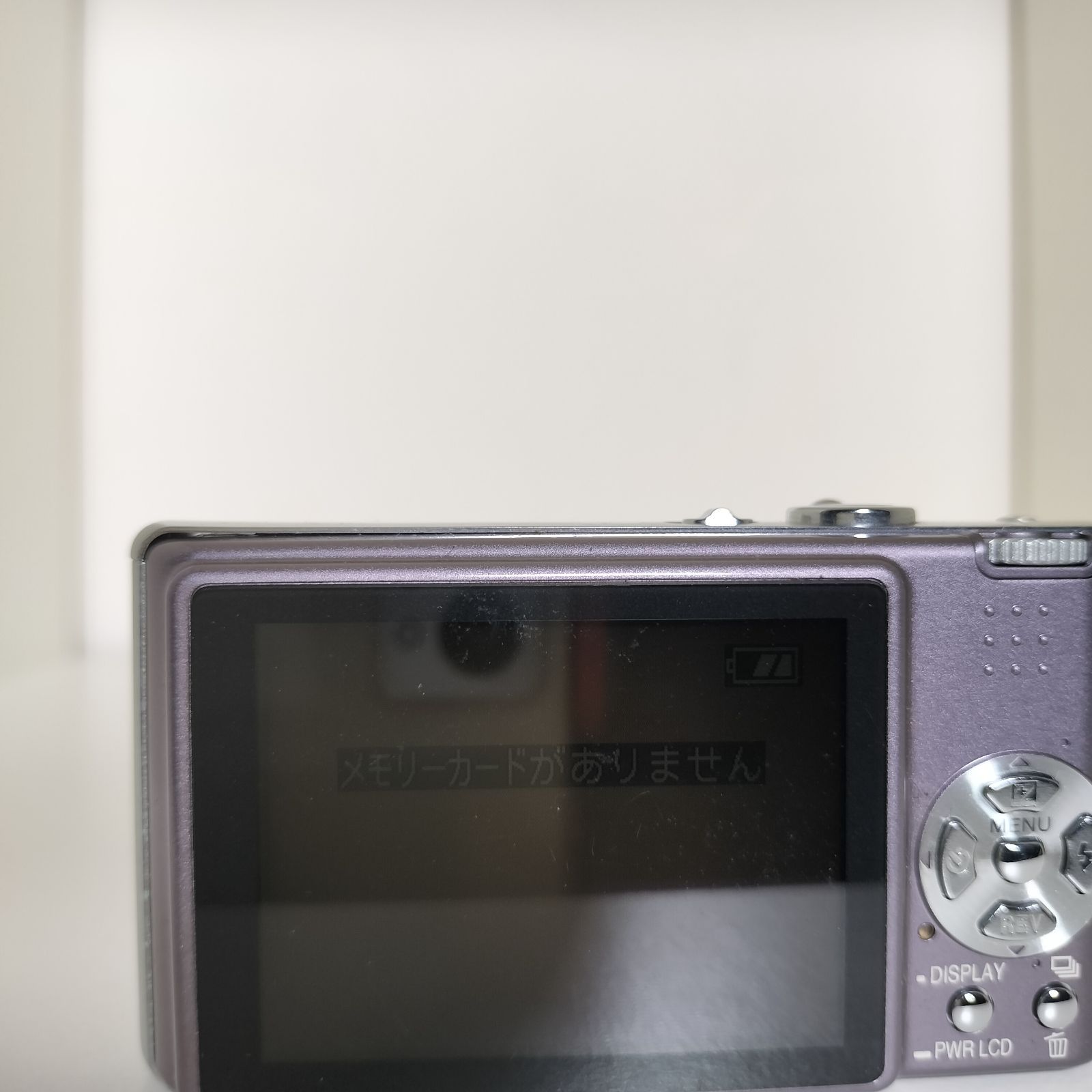 【美品】Panasonic LUMIX DMC-FX9 モーブグレー オールド 美品》 コンパクトカメラ Panasonic LUMIX DMC-FX9 モーブグレー k2832
