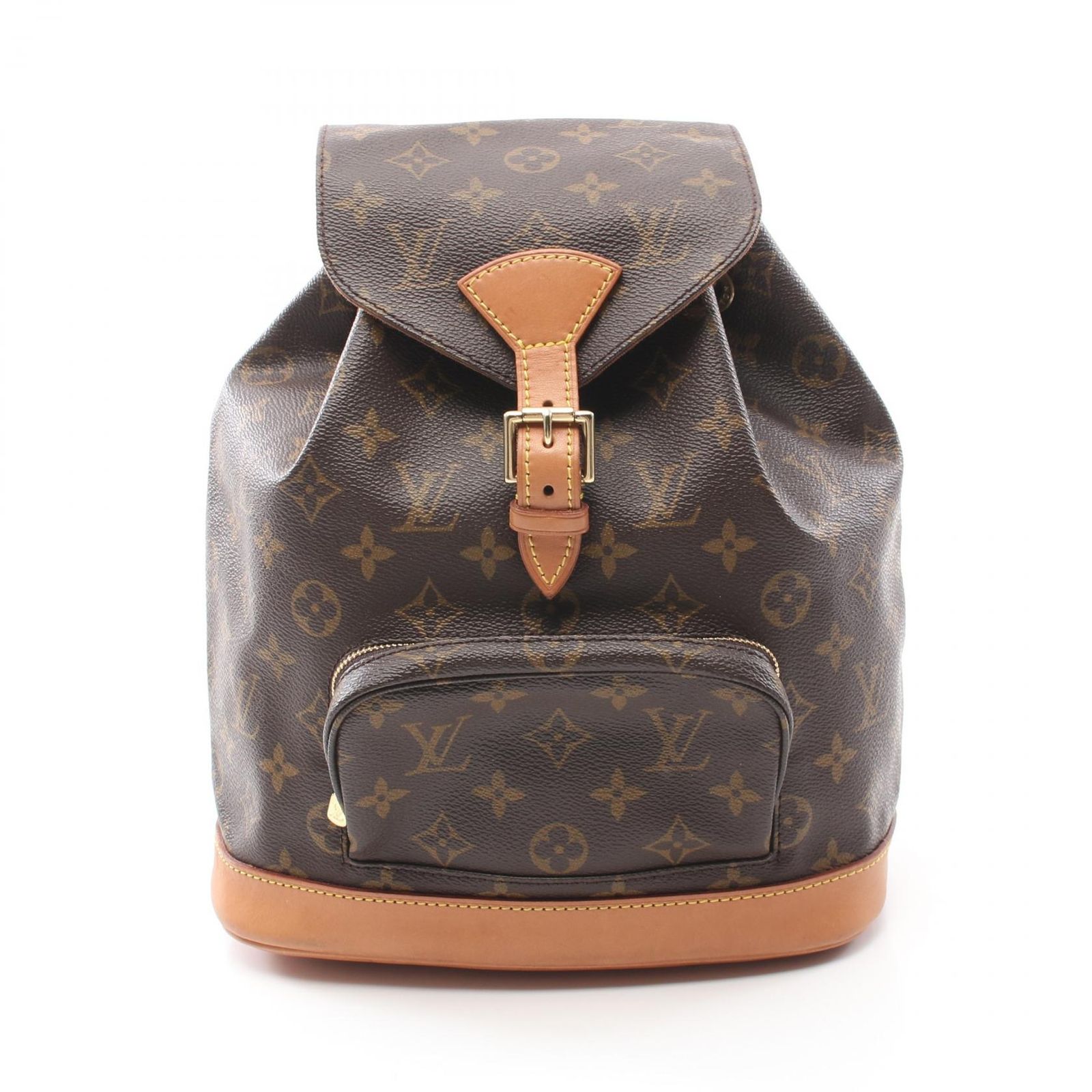 ルイ ヴィトン LOUIS VUITTON リュックサック バックパック モンスリMM モノグラム M51136 PVCコーティングキャンバス レザー モンスリMM レディース Used A