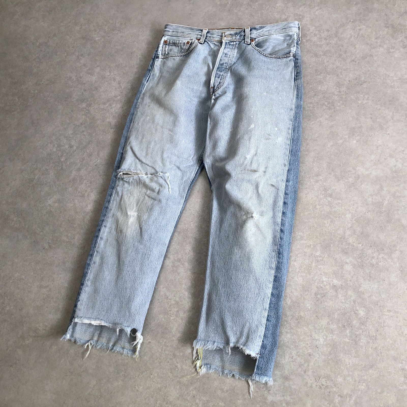 【BEAMS扱sunnysideup Levi's デニムリメイク リーバイス】 BEAMS扱sunnysideup Levi's デニムリメイク リーバイス】 - メルカリ
