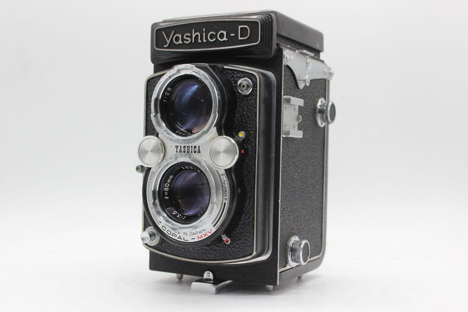 訳あり品】 ヤシカ Yashica-D Yashinon 80mm F3.5 二眼カメラ