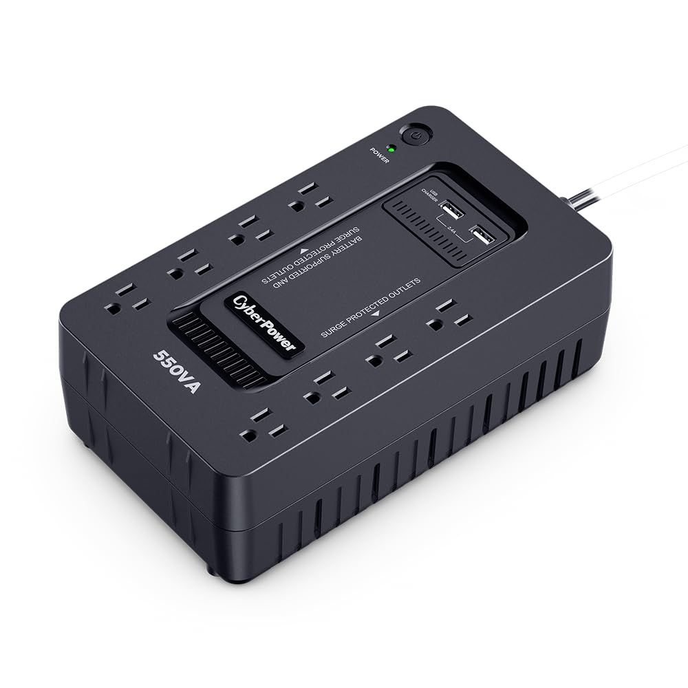 常時商用給電 矩形波 無停電電源装置 UPS 550VA 330W CyberPower SX550UJP