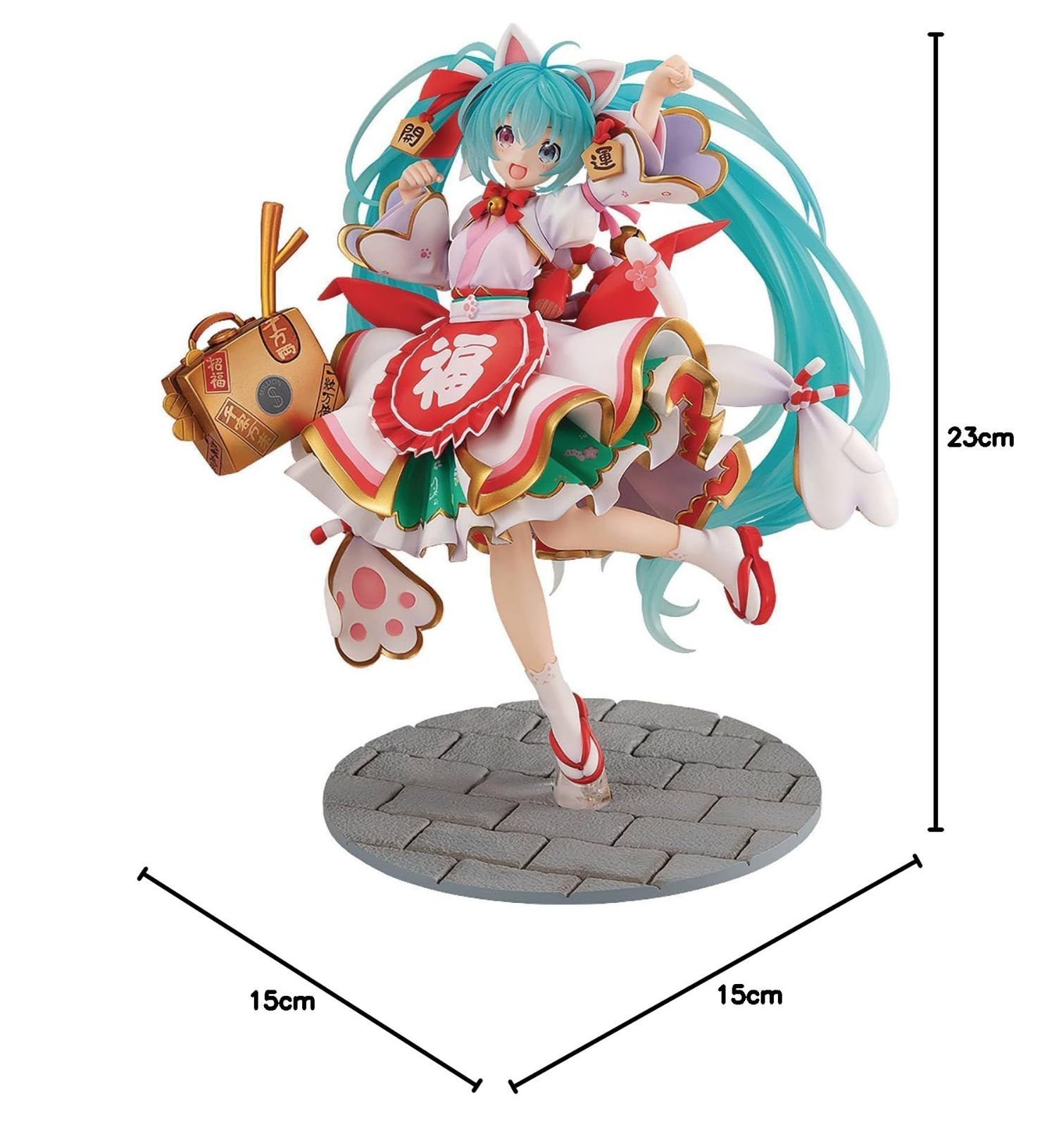 キャラクター・ボーカル・シリーズ01 初音ミク 初音ミク 招きミクver. 1/7スケール プラスチック製 塗装済み完成品フィギュア