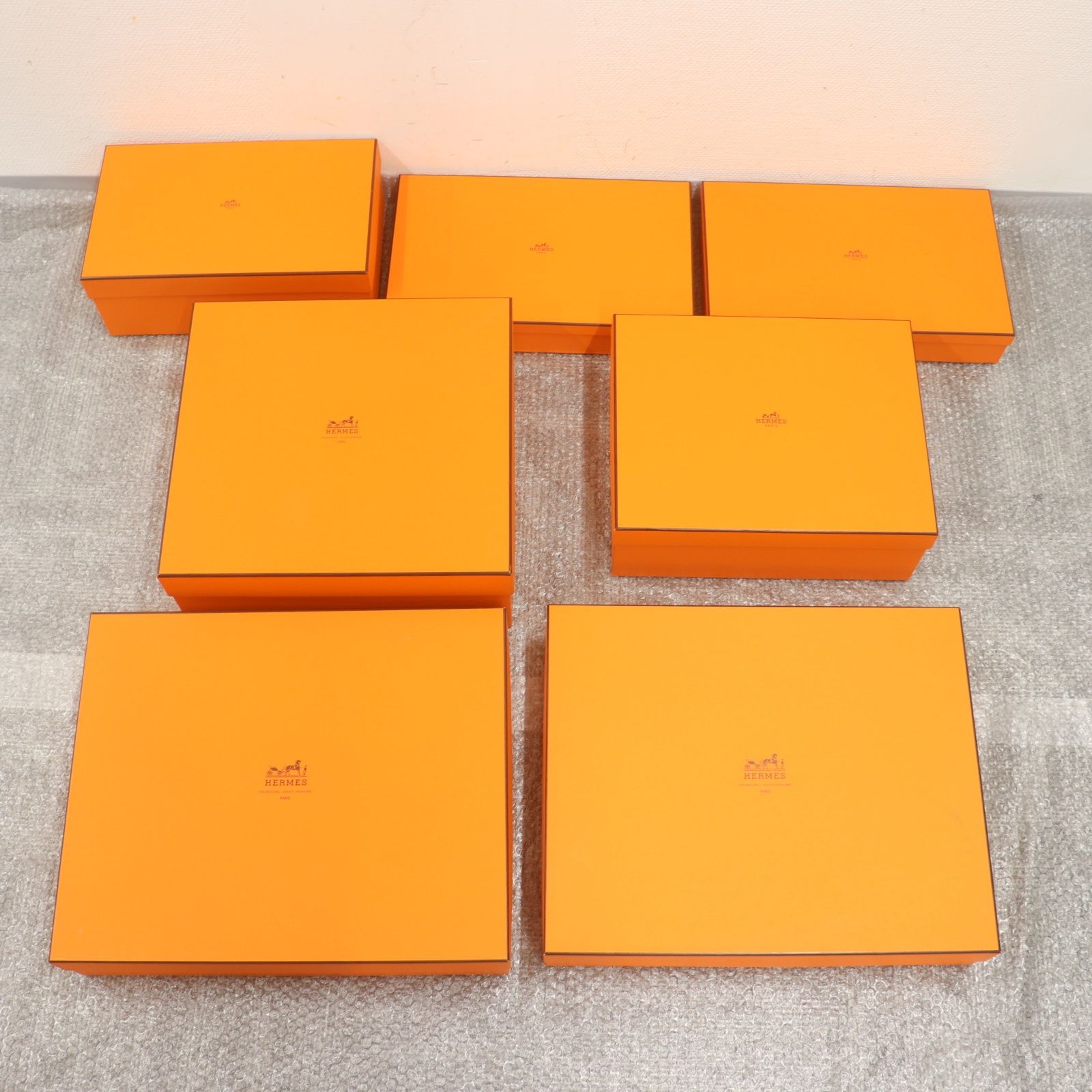 エルメス　ショッパー　箱 エルメス箱 3個セット薄紙付き ショッパー1枚 美品 - メルカリ