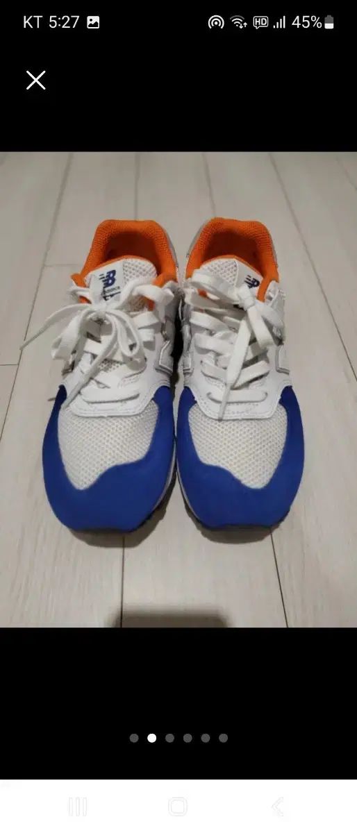 ニューバランス スニーカー 574 Classic キー キッズ 215mm (ほぼ新品)