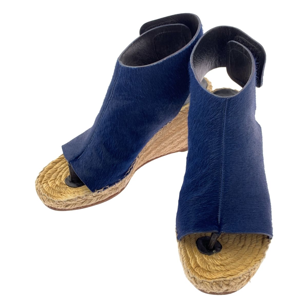 CELINE セリーヌ フィービー ウェッジサンダル コバルト35 CELINE / セリーヌ | by Phoebe Philo フィービー / ハラコ