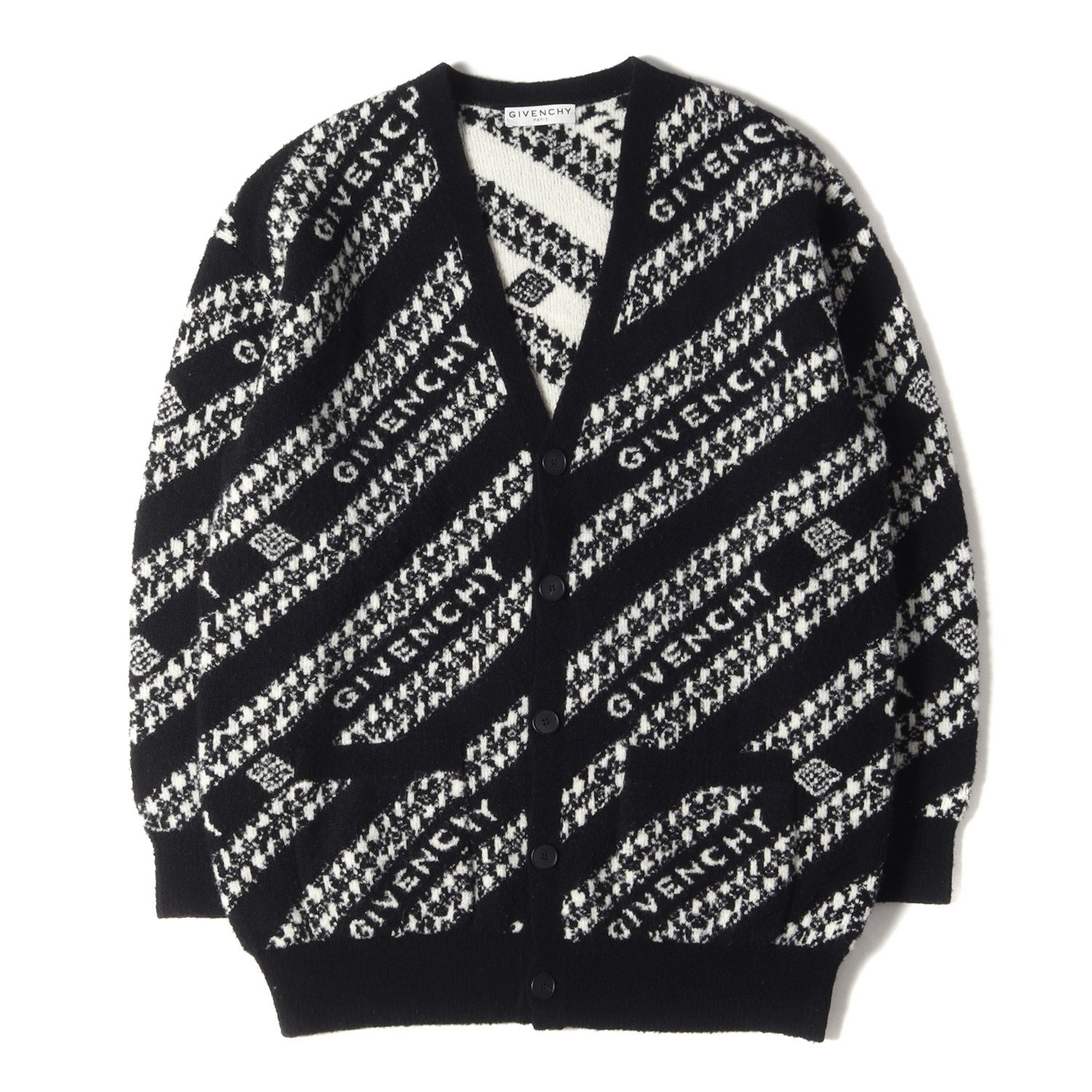 90s GIVENCHY ジバンシー ニットカーディガン GIVENCHY 24AW カーディガン BM90S74YJP ケーブル編み バック