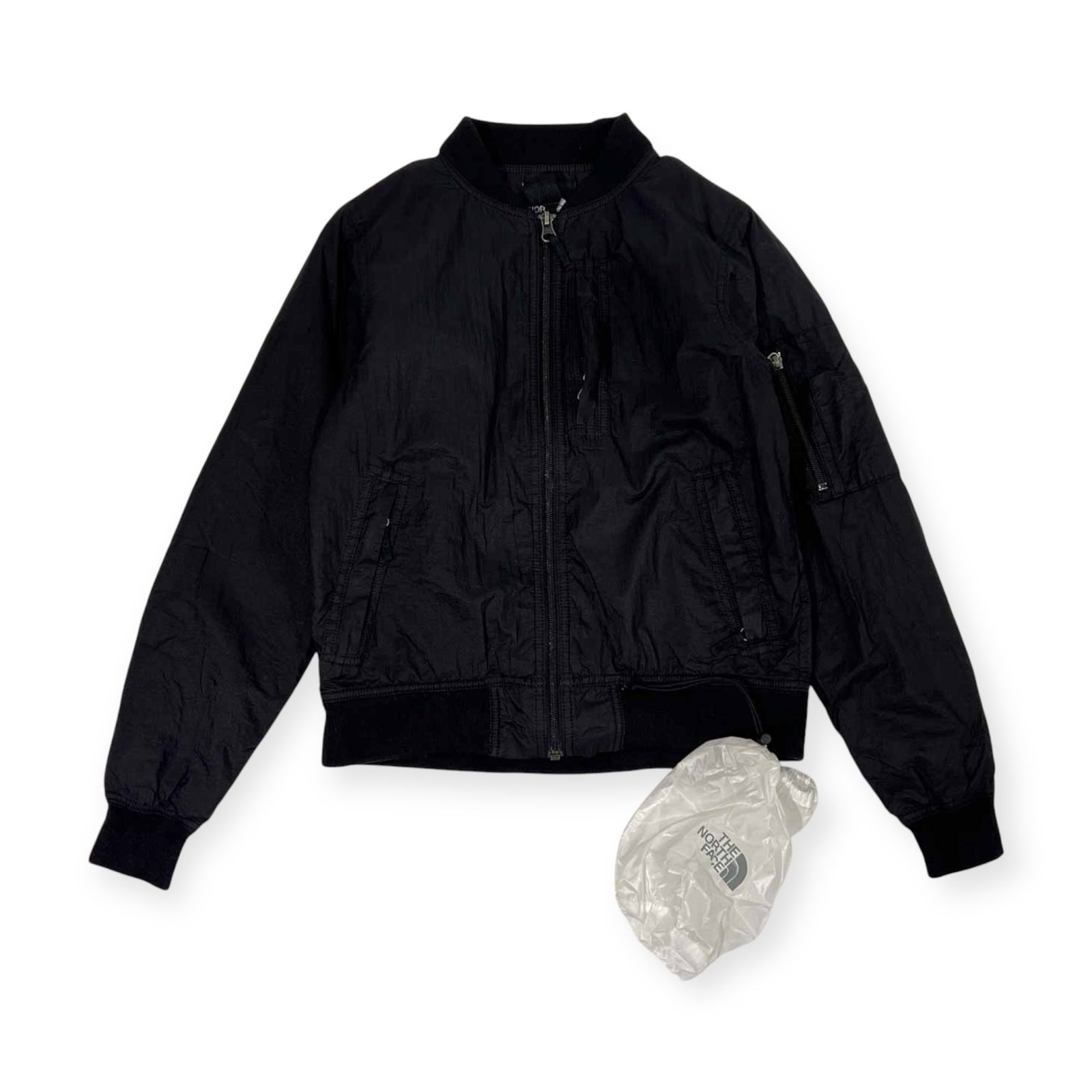 THE NORTH FACE ノースフェイス 収納袋付き 中綿 MA-1 ナイロン