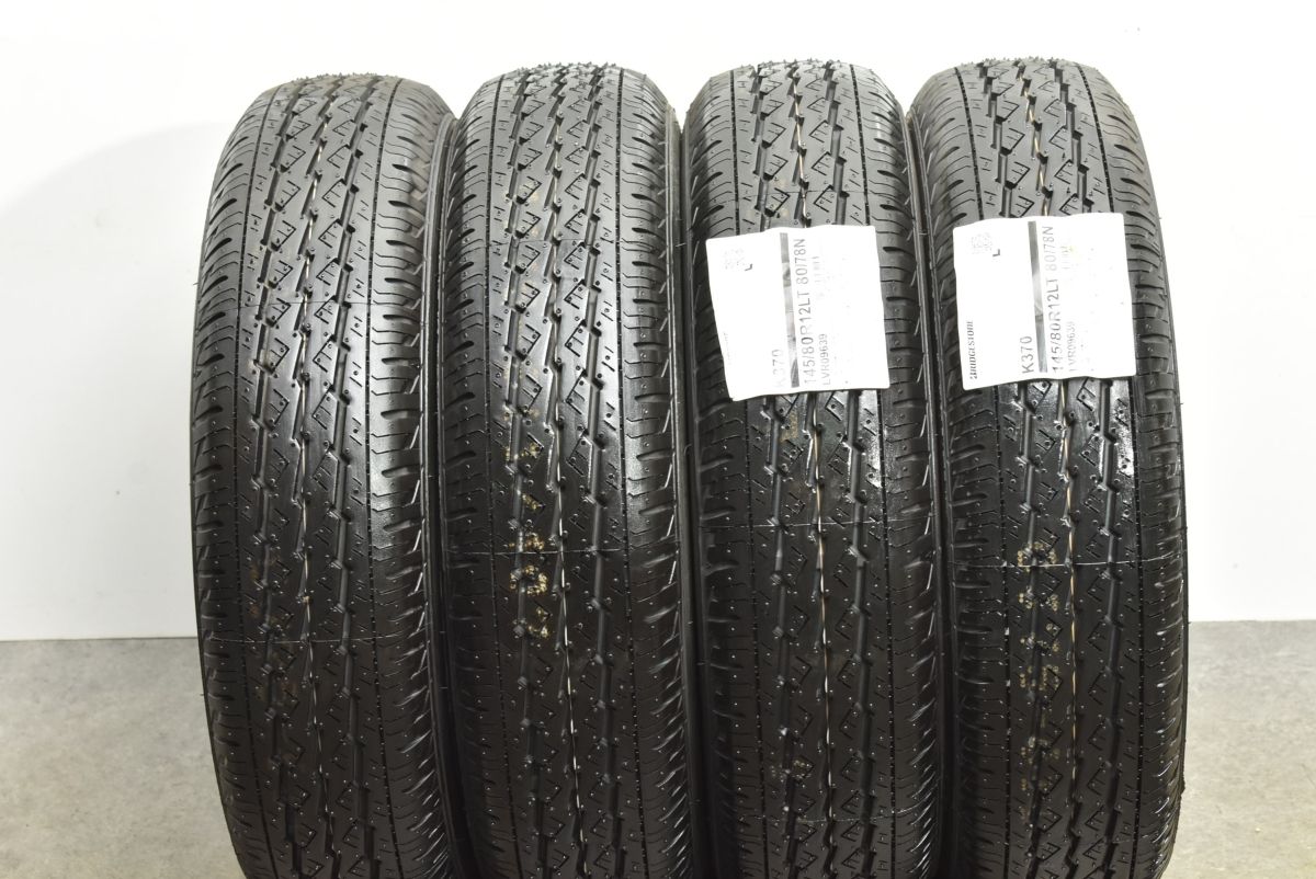 145/80R12 86/84N LT ヨコハマ　2022年製造　バリ溝　イボ有 ヨコハマタイヤ 正規品 4本セット価格 145/80R12 86/84N