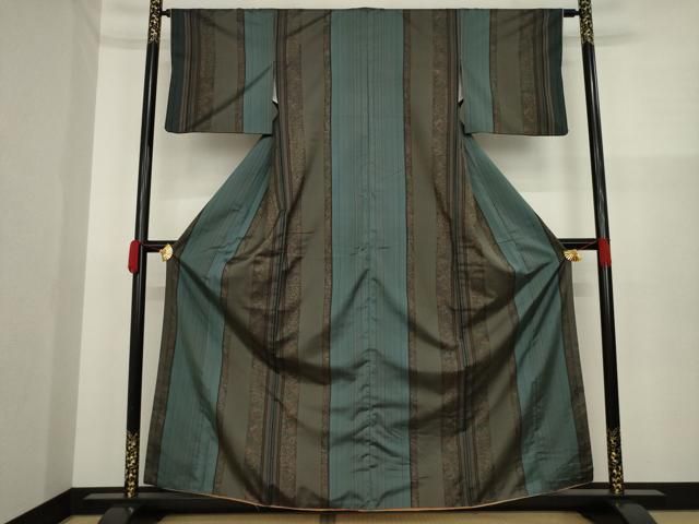 平和屋着物○本場染大島紬 訪問着 大雪輪 暈し染め 正絹 逸品