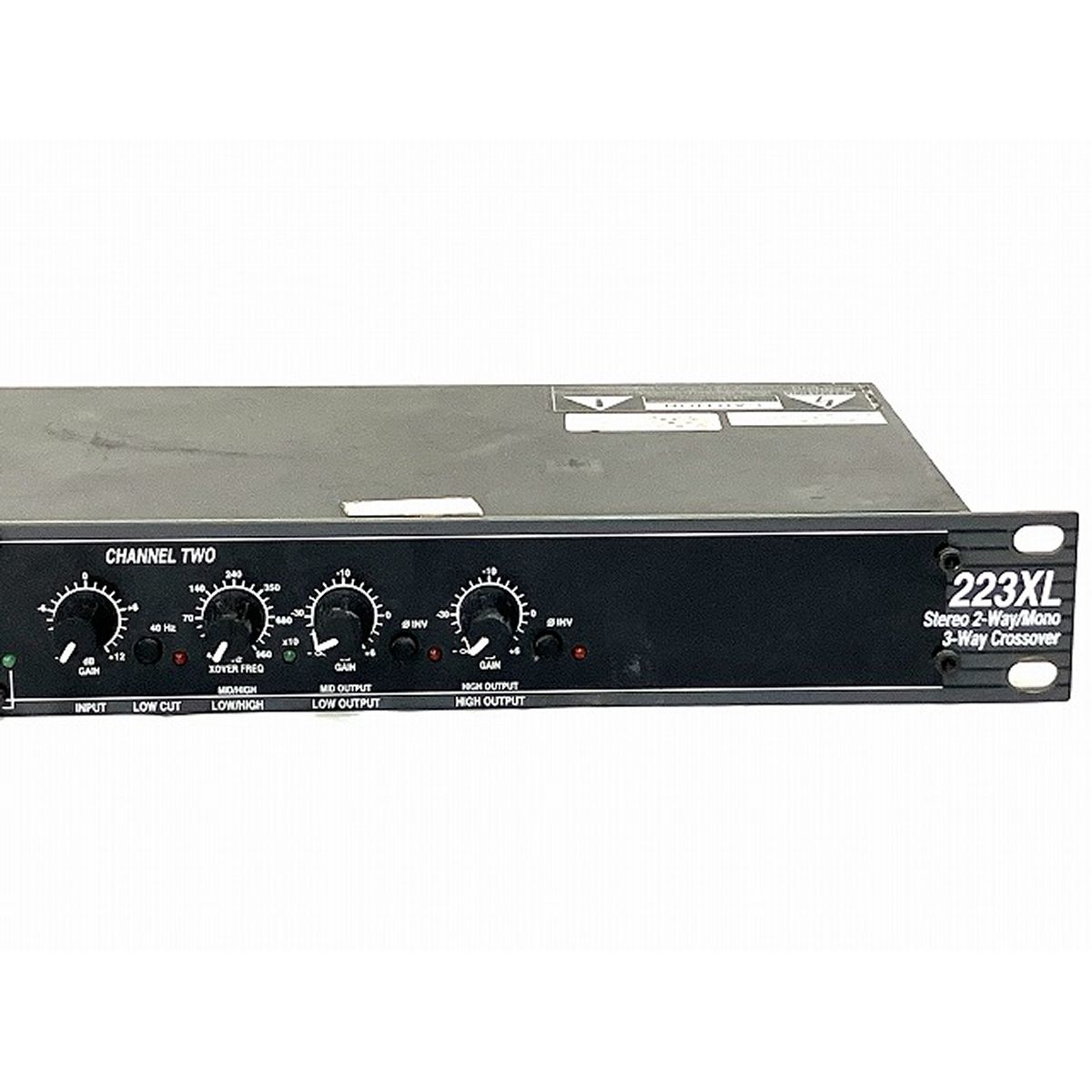 dbx 223XL クロスオーバー チャンネル デバイダー PA機材 音響機材 ジャンク O9038198 - メルカリ