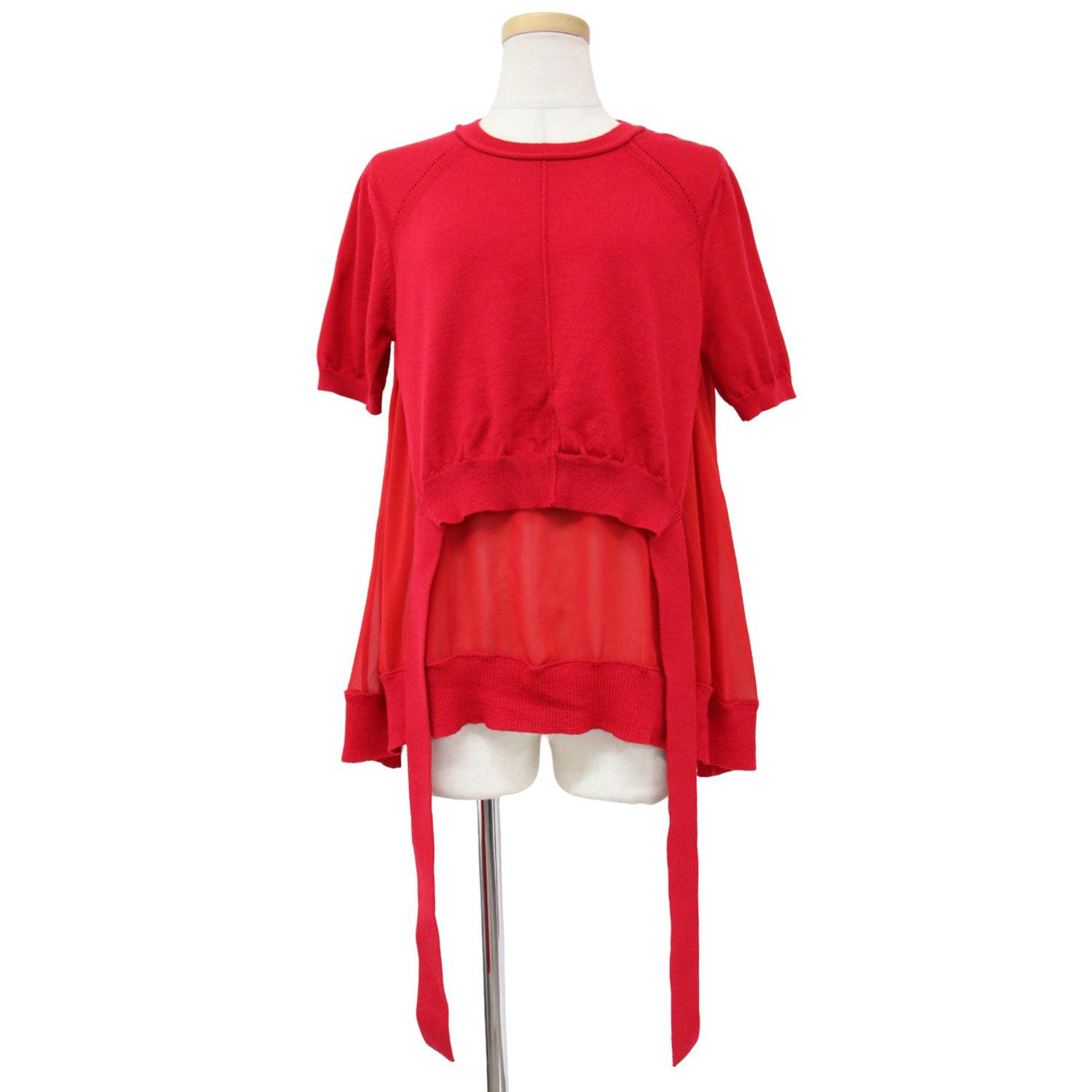 【美品】3.1 フィリップリムのレイヤードトップス。 3.1 phillip lim スリーワンフィリップリム ニット ウール