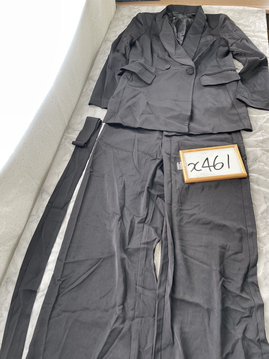 2024年 モラビト スペル ボウタイブラウス 袖レース ピンタック 白 38