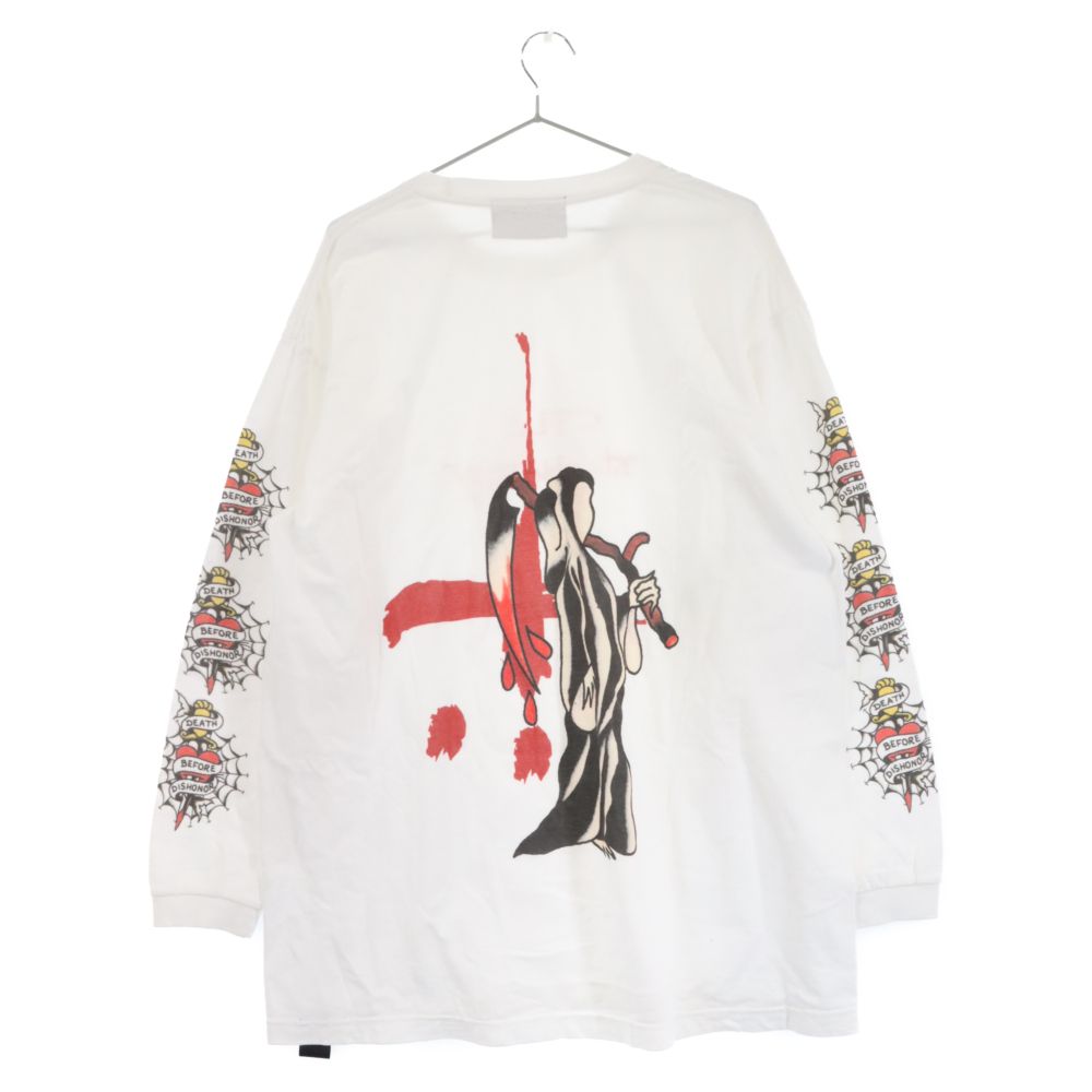 cvtvlist (カタリスト) ×Ed Hardy ロゴプリントクルーネック長袖T